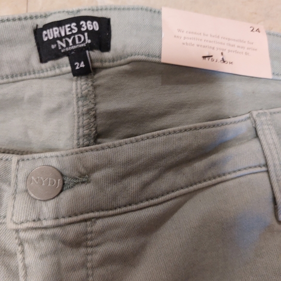 Nydj slim straight ancle jeans nwt size 24 - Picture 8 of 11